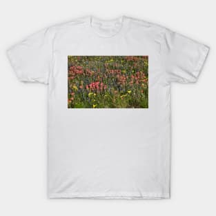 Field of Flowers in China Grove T-Shirt